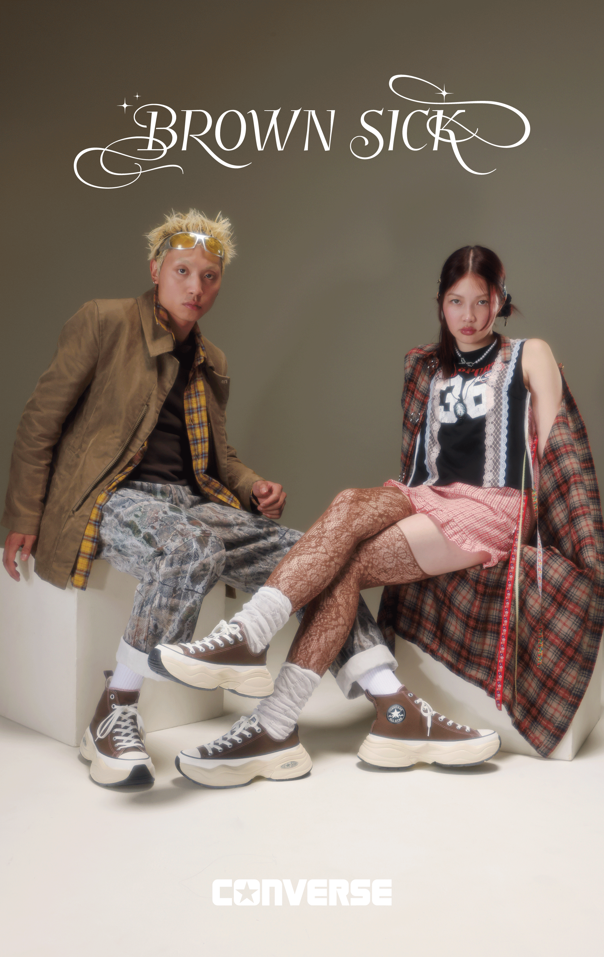 CONVERSE BROWN PACK