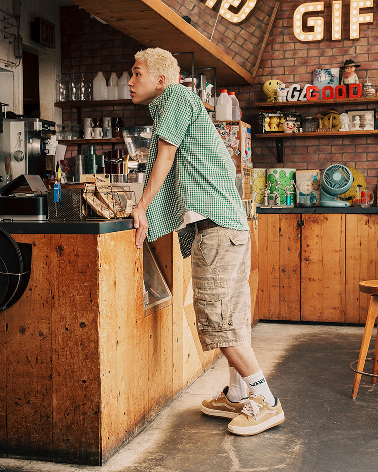 VANS GRASSO コーディネート