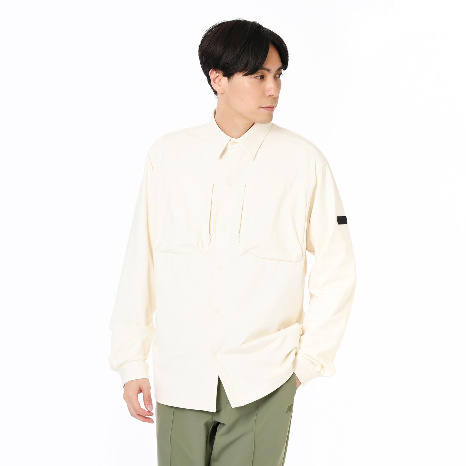 ニューバランス M ニットシャツ シャツ AMT55723SST ABC-MART限定 SST