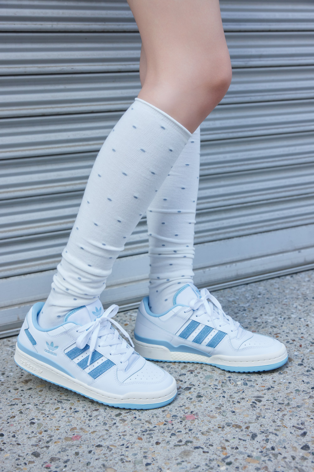 ADIDAS DENIM PACK 山口もあさん着用 コーディネート