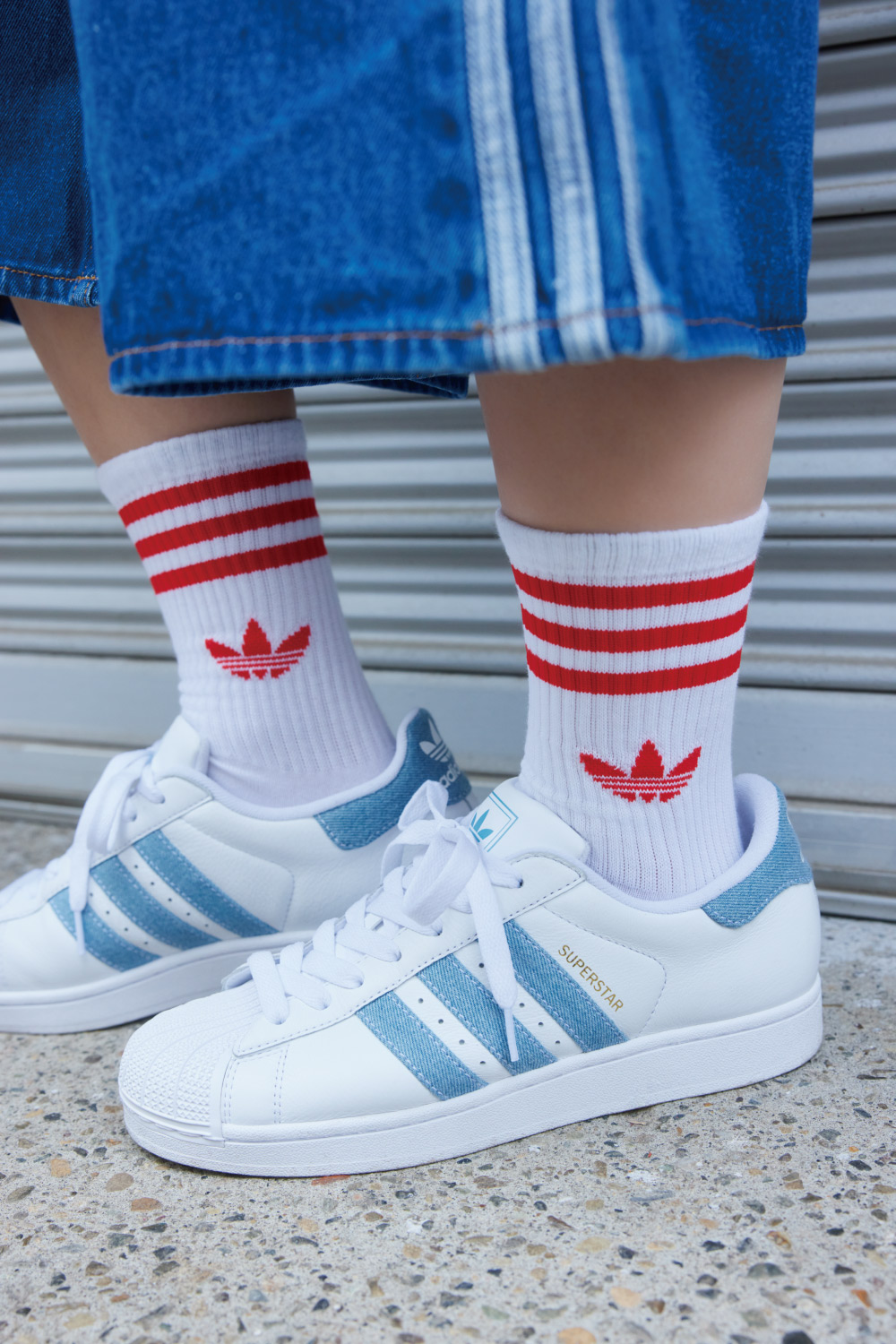 ADIDAS DENIM PACK 今井暖大さん着用 コーディネート