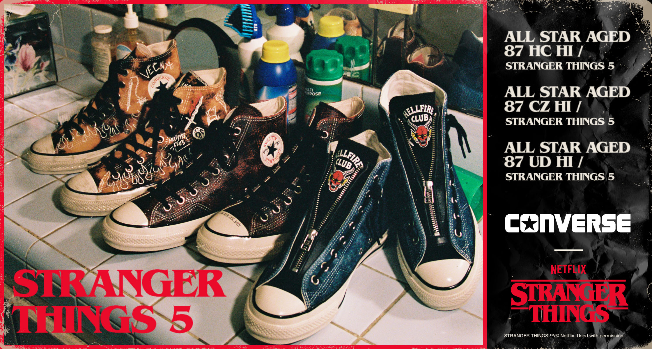 CONVERSE × STRANGER THINGS 5 第2弾 | ABC-MART GRAND STAGE