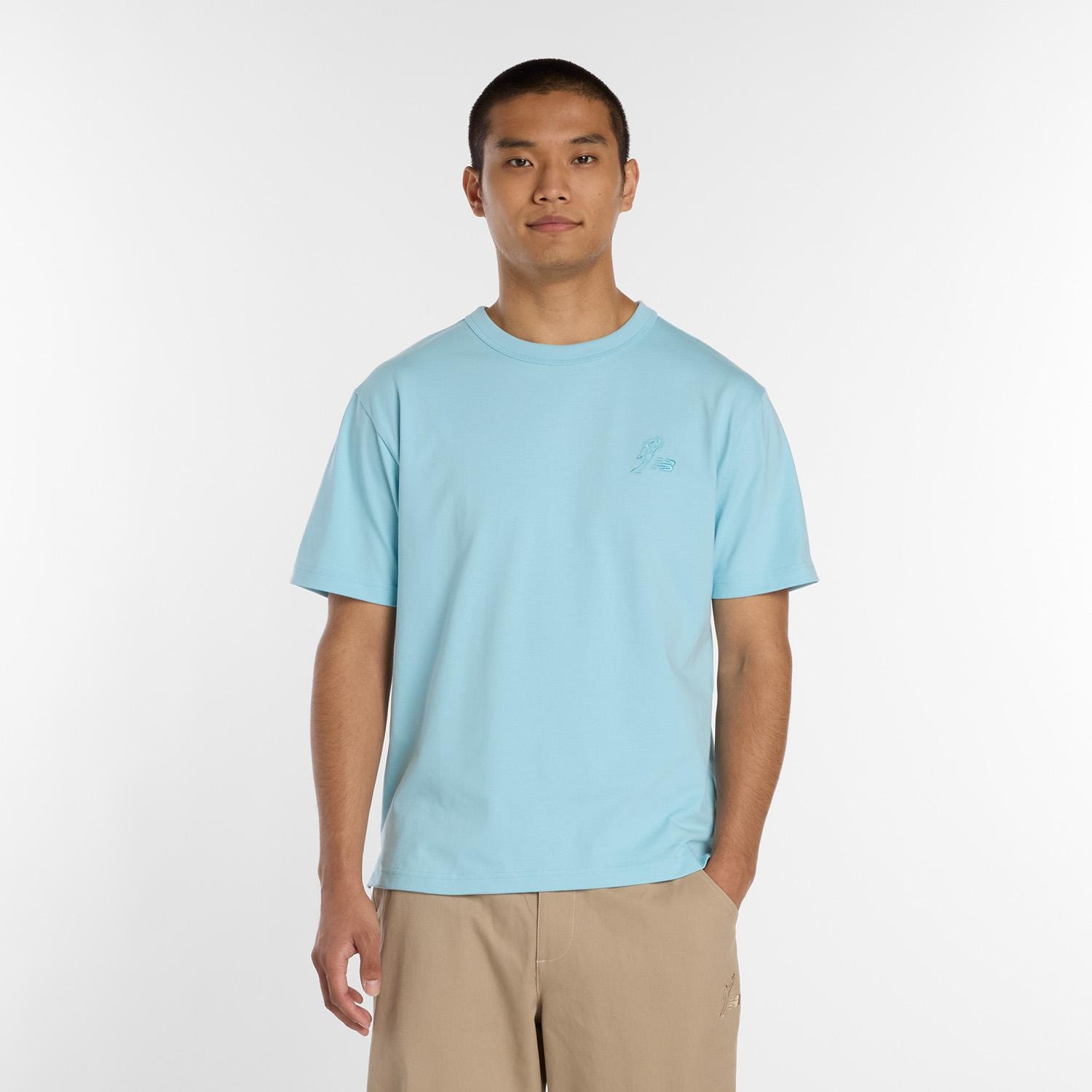 ニューバランス M O.HシグネチャーヘビーオンスT ショートスリーブ MT61V120AAX AAX