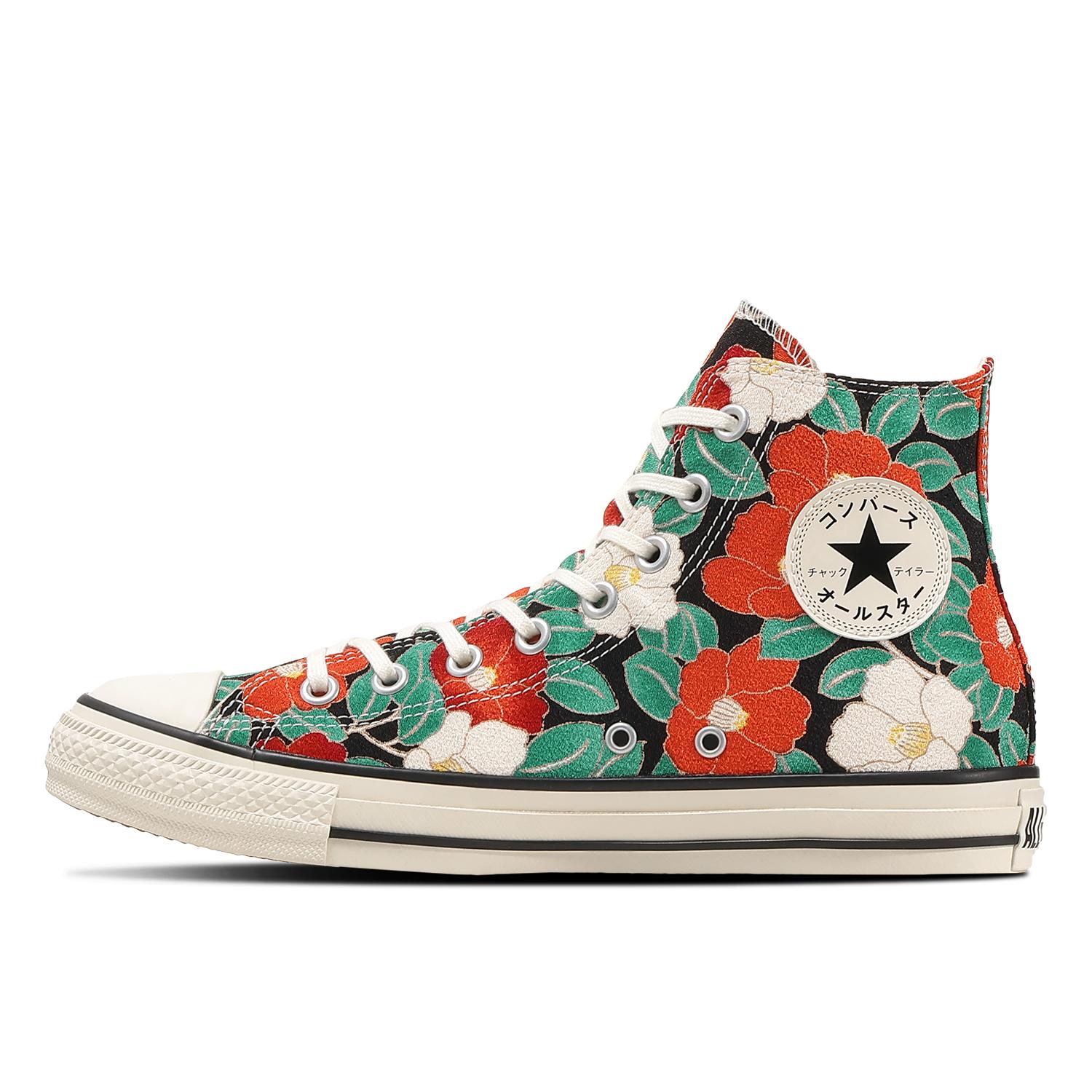 コンバース AS WF HI / IPPUYA オールスター WF HI / 一布や 31318390 ABC-MART限定 *BLACK/RED