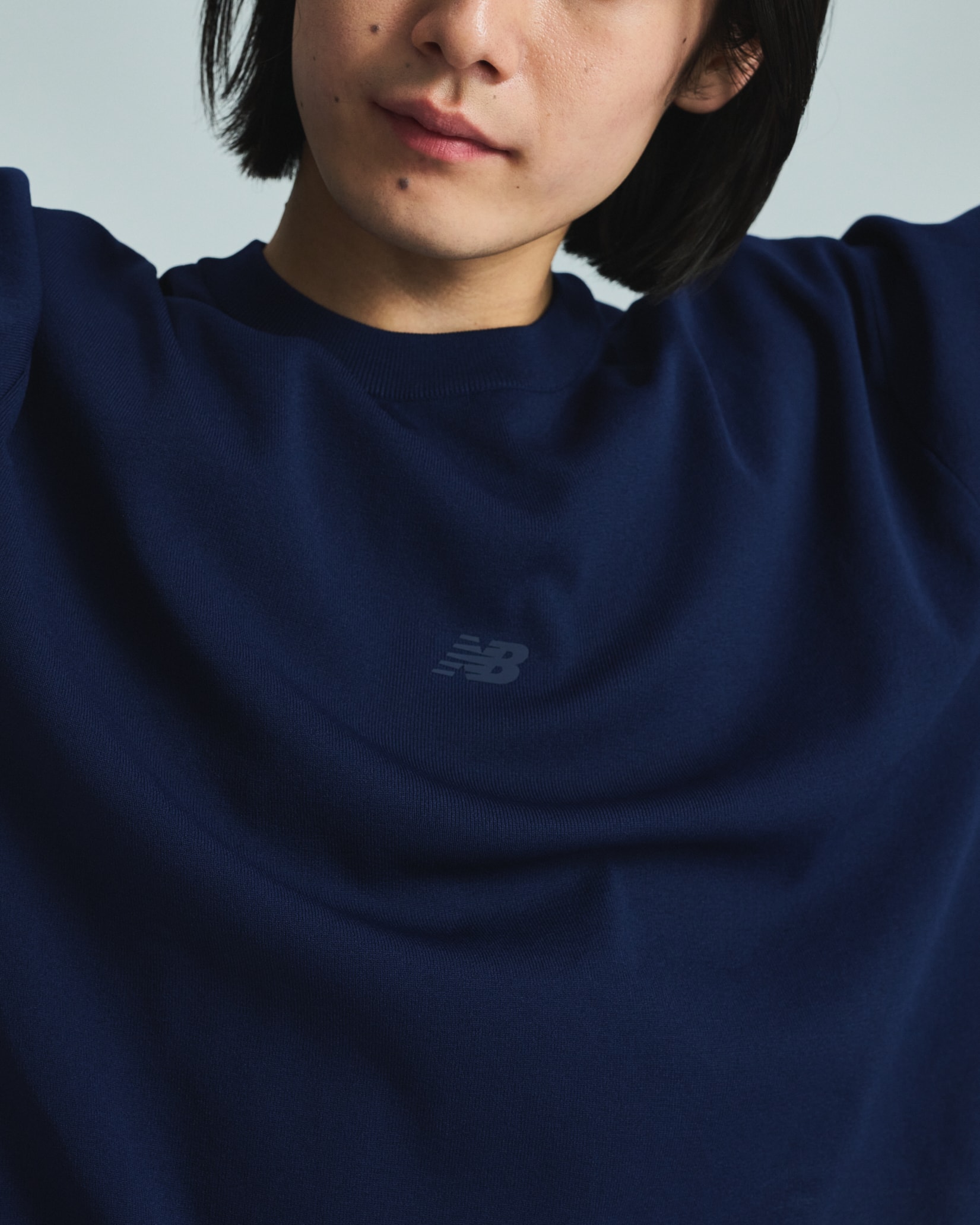 ニューバランス M ニットTシャツ ショートスリーブ MT61I5CGNNY ABC-MART限定 NNY