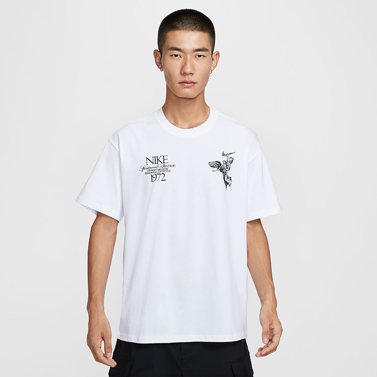 【NIKE】 ナイキ M WINGS VICT M90 TEE ショートスリーブ HV0168 100WHITE