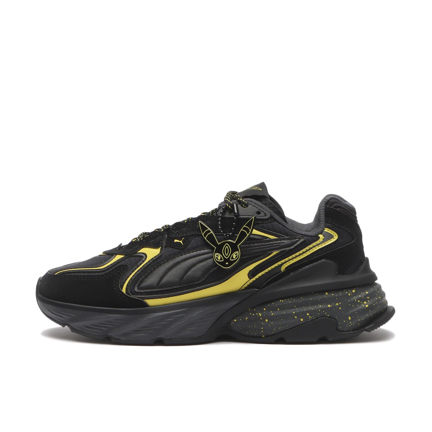 ジュニア 【PUMA】 プーマ 22-25 FADE NITRO UMBREON JR フェイド NITRO UMBREON JR 407018 01BK/E.YELLOW
