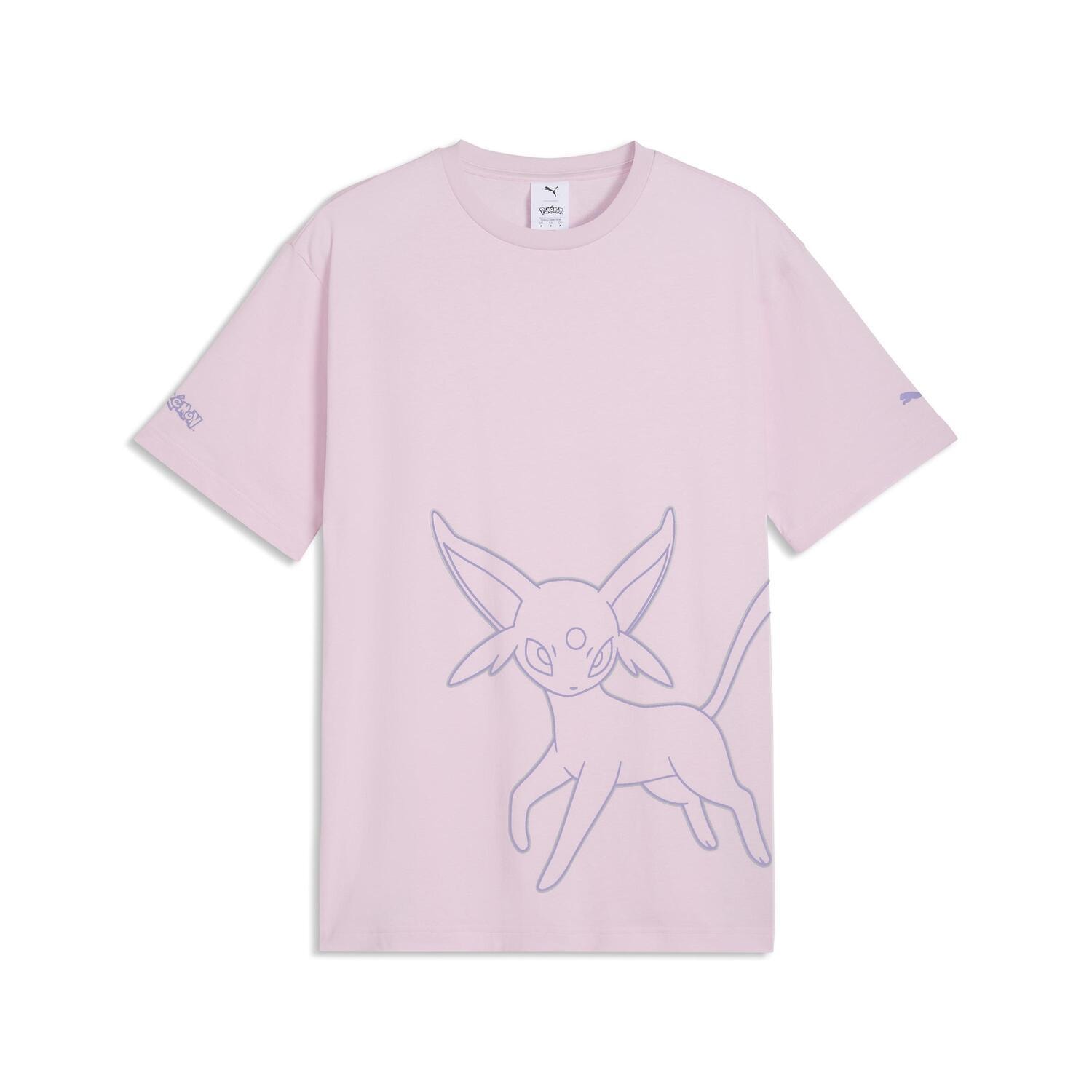 【PUMA】 プーマ M POKEMON RELAXED GRAPHIC TEE ショートスリーブ 634914 70PEARL PINK