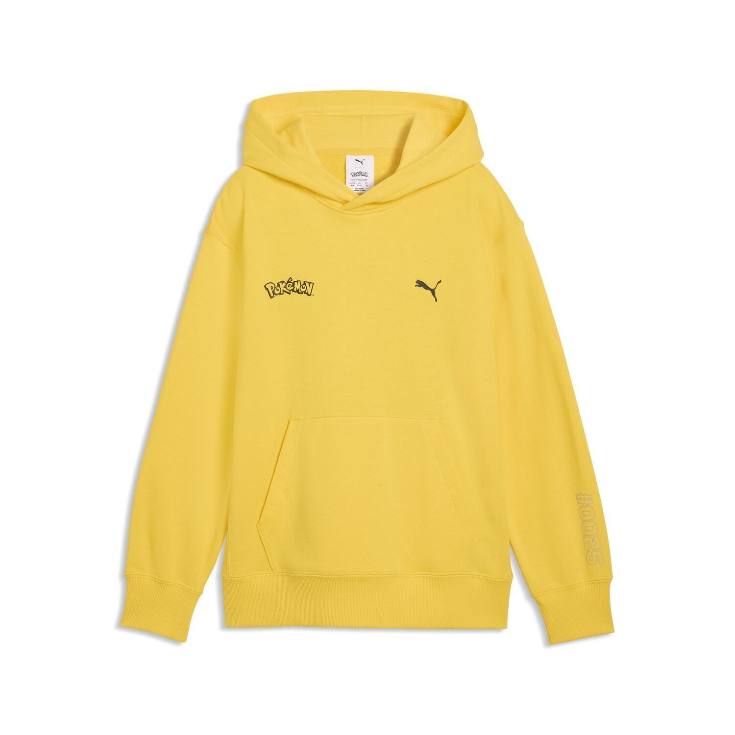 【PUMA】 プーマ K POKEMON RELAX GRAPHIC HOODIE スウェットPO 634945 80ENERGY YELLOW