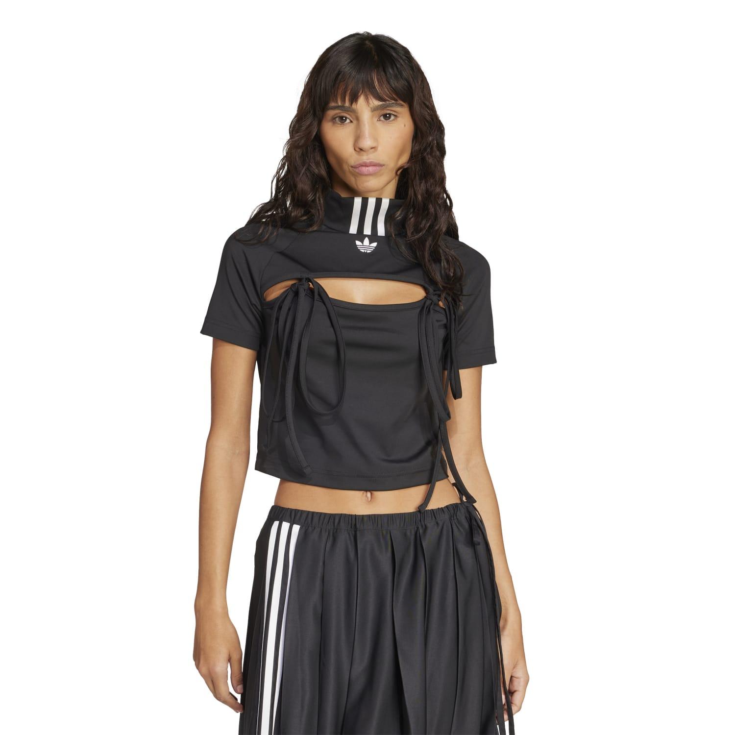 レディース 【adidas】 アディダス W RIBBON CROP TOP ショート