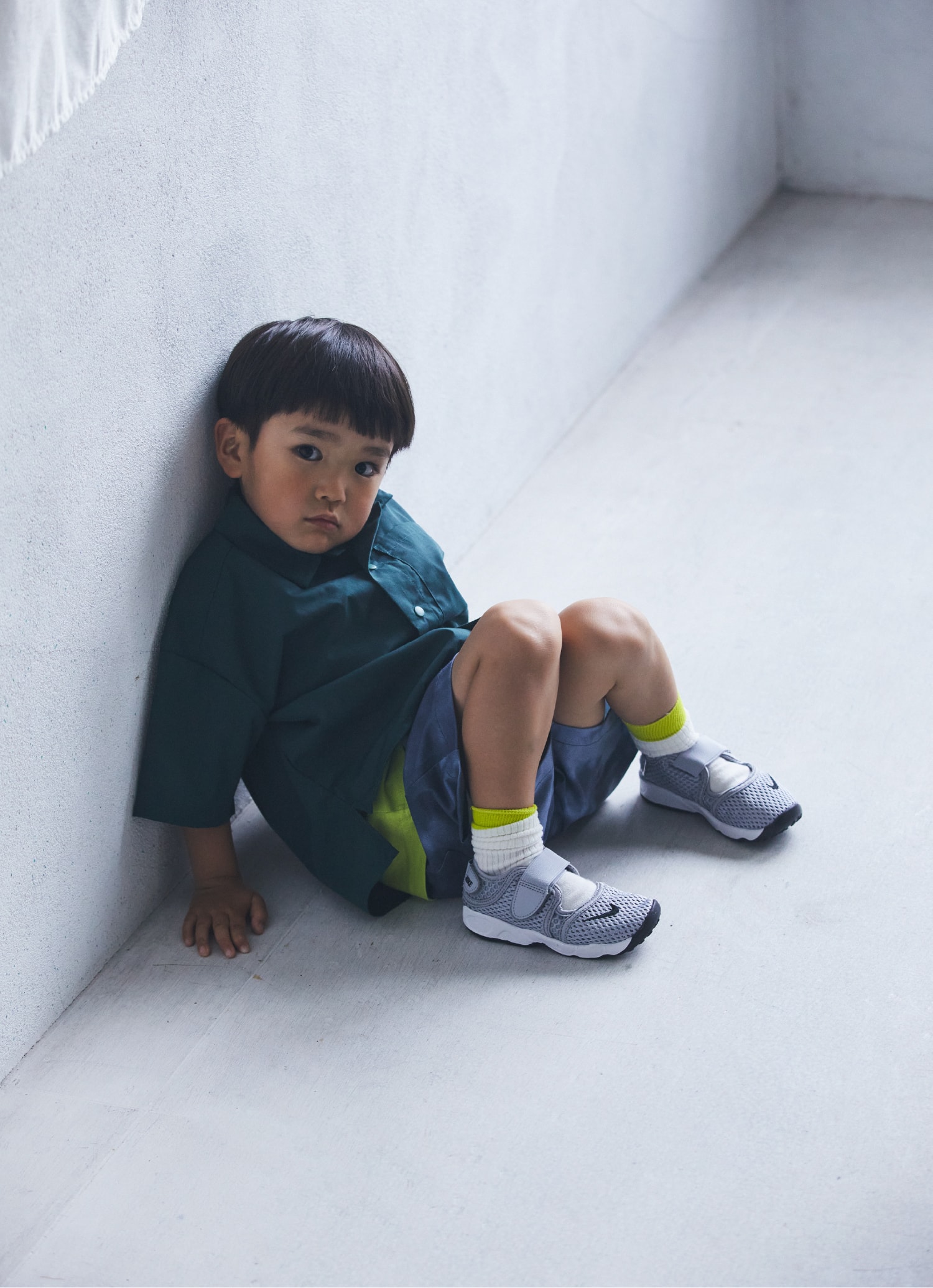 ベビー 【NIKE】 ナイキ 12-16LITTLE RIFT (TD BOYS) リトル リフト TD K317415 015WLFGRY/BLACK コーディネート