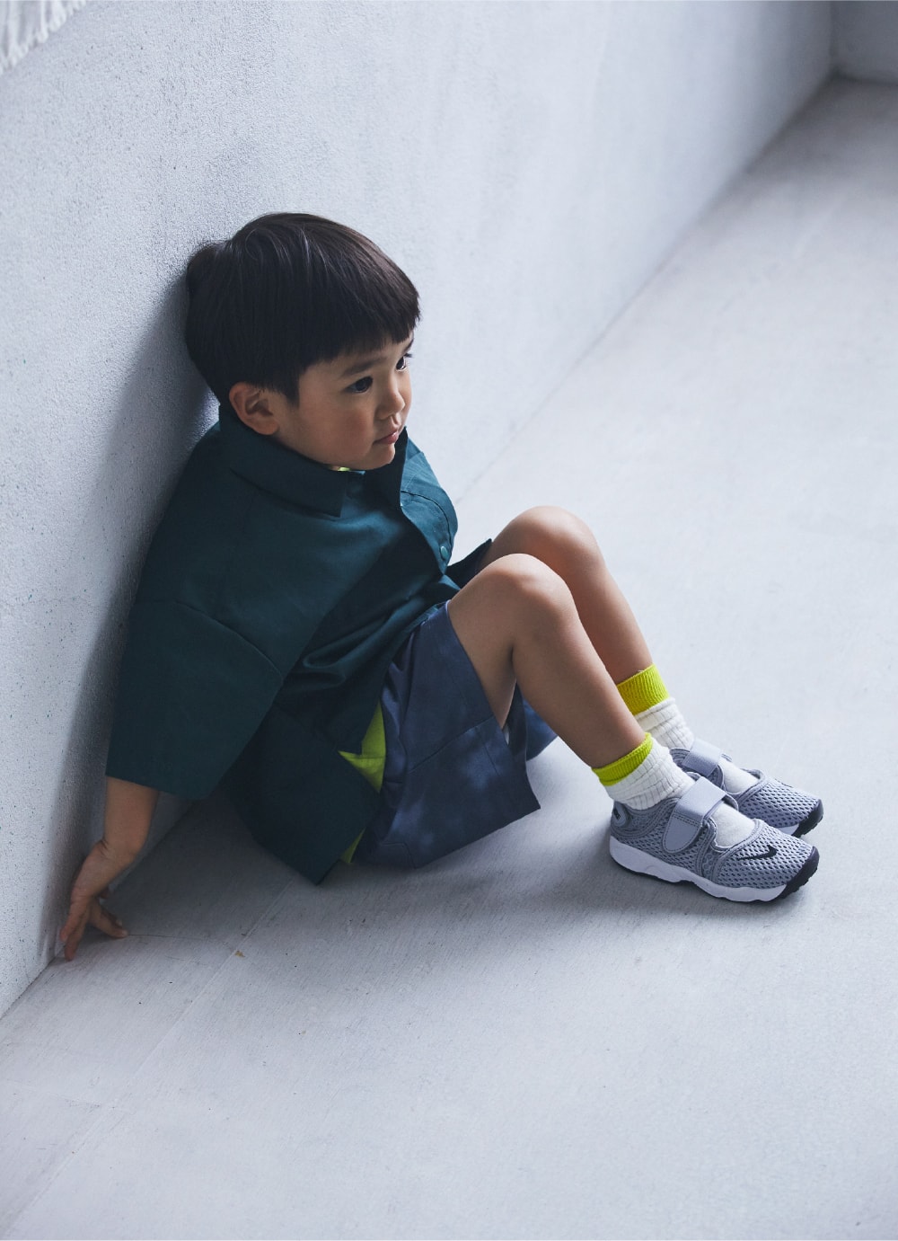 ベビー 【NIKE】 ナイキ 12-16LITTLE RIFT (TD BOYS) リトル リフト TD K317415 015WLFGRY/BLACK コーディネート