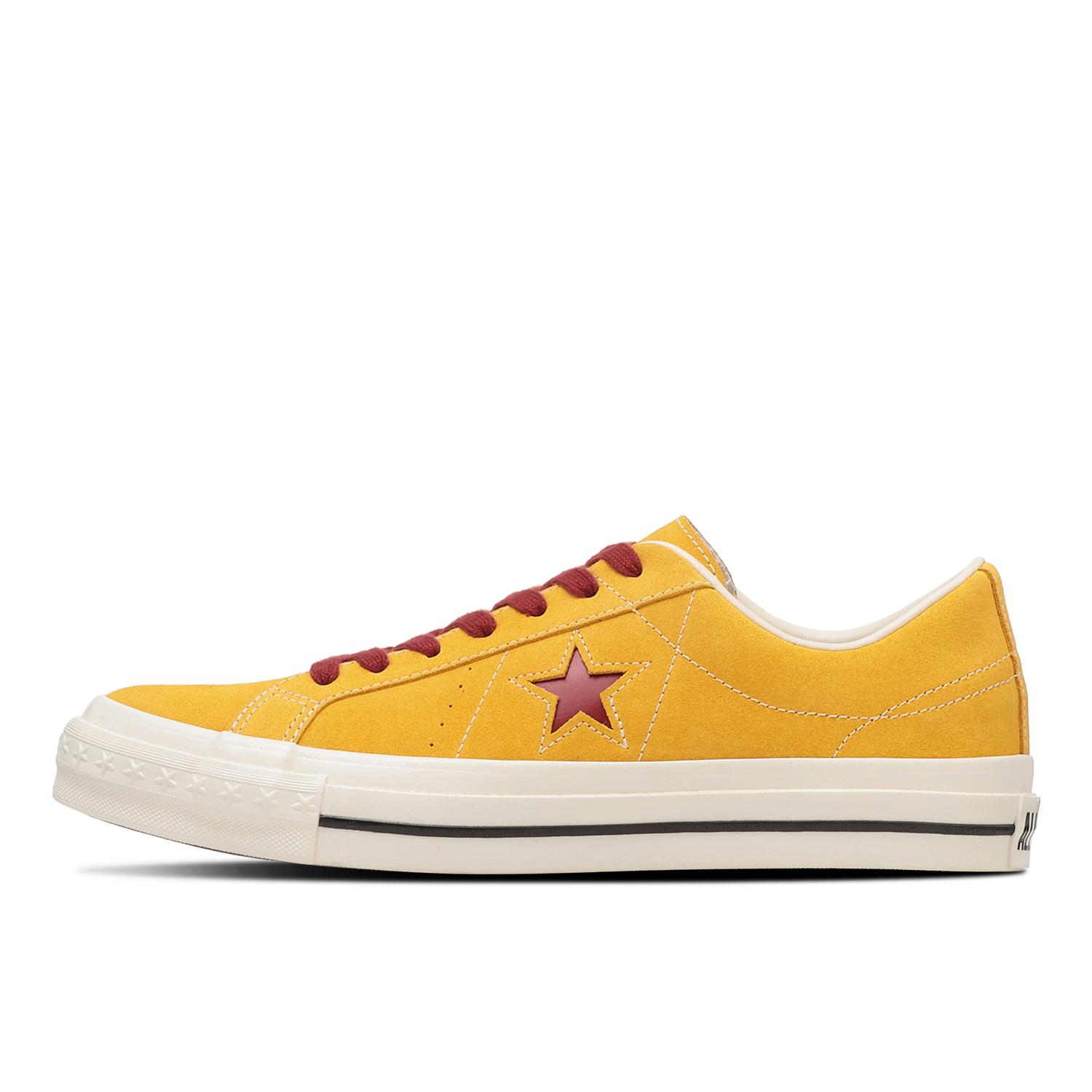 【CONVERSE】 コンバース ONE STAR AGED SUEDE ワンスター エイジド スエード 33703190 GOLD/RED