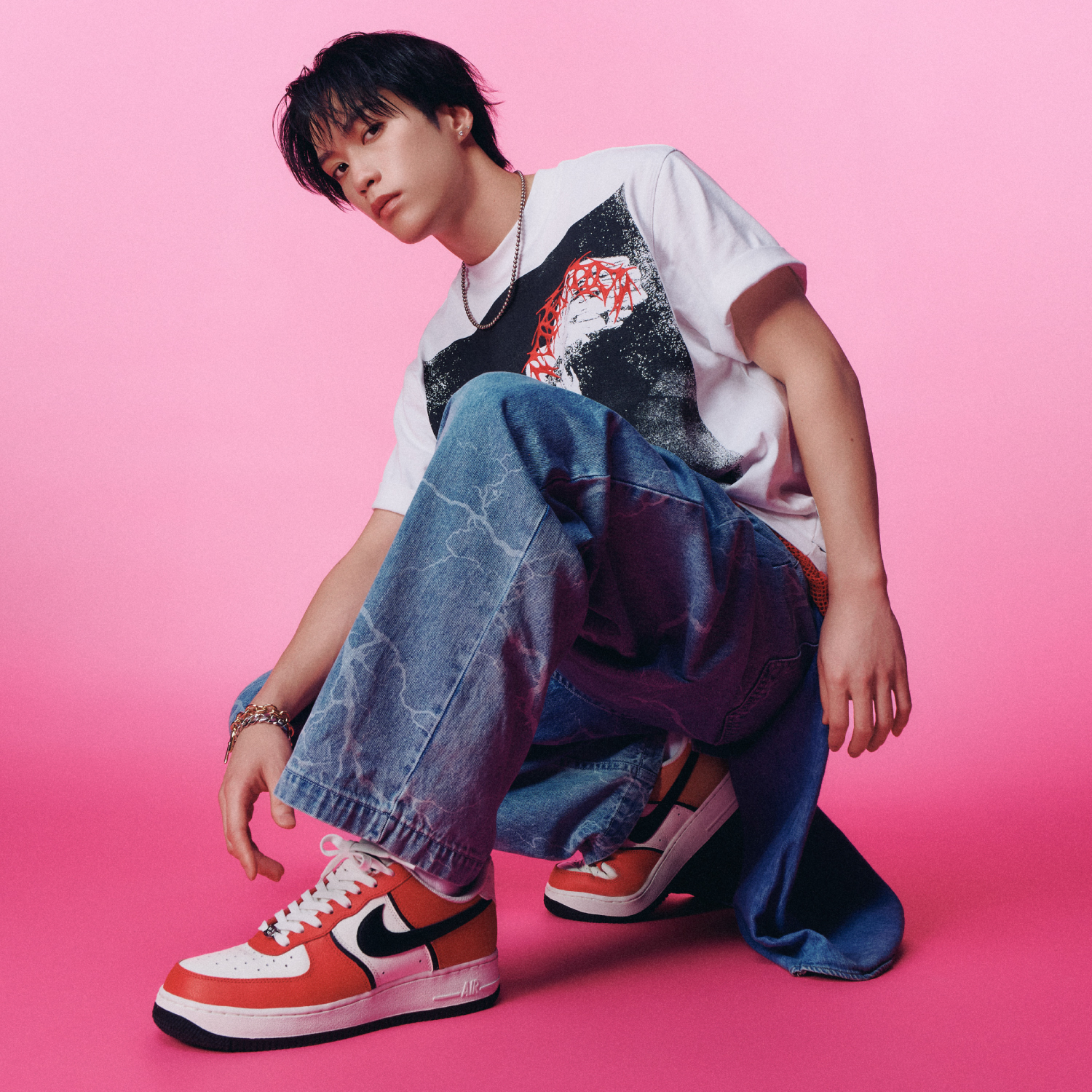 YOUR MESSAGE HERE｜NIKE 藤原 樹さん コーディネート