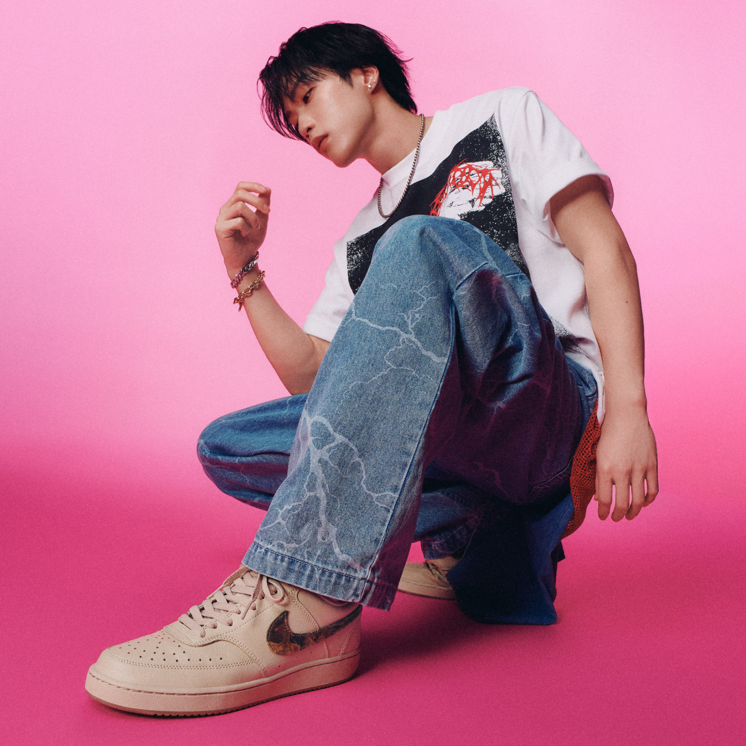 YOUR MESSAGE HERE｜NIKE 藤原 樹さん コーディネート