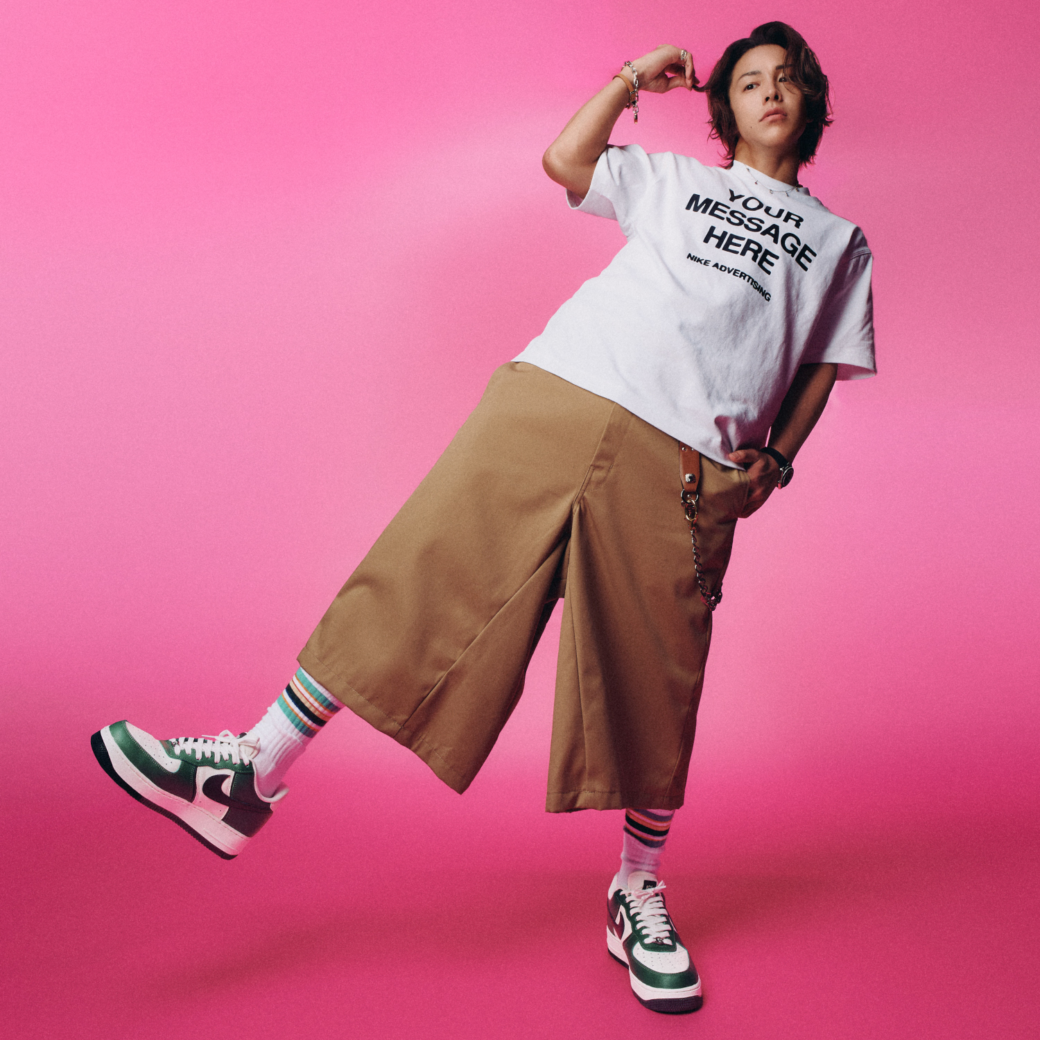 YOUR MESSAGE HERE｜NIKE RIKUさん