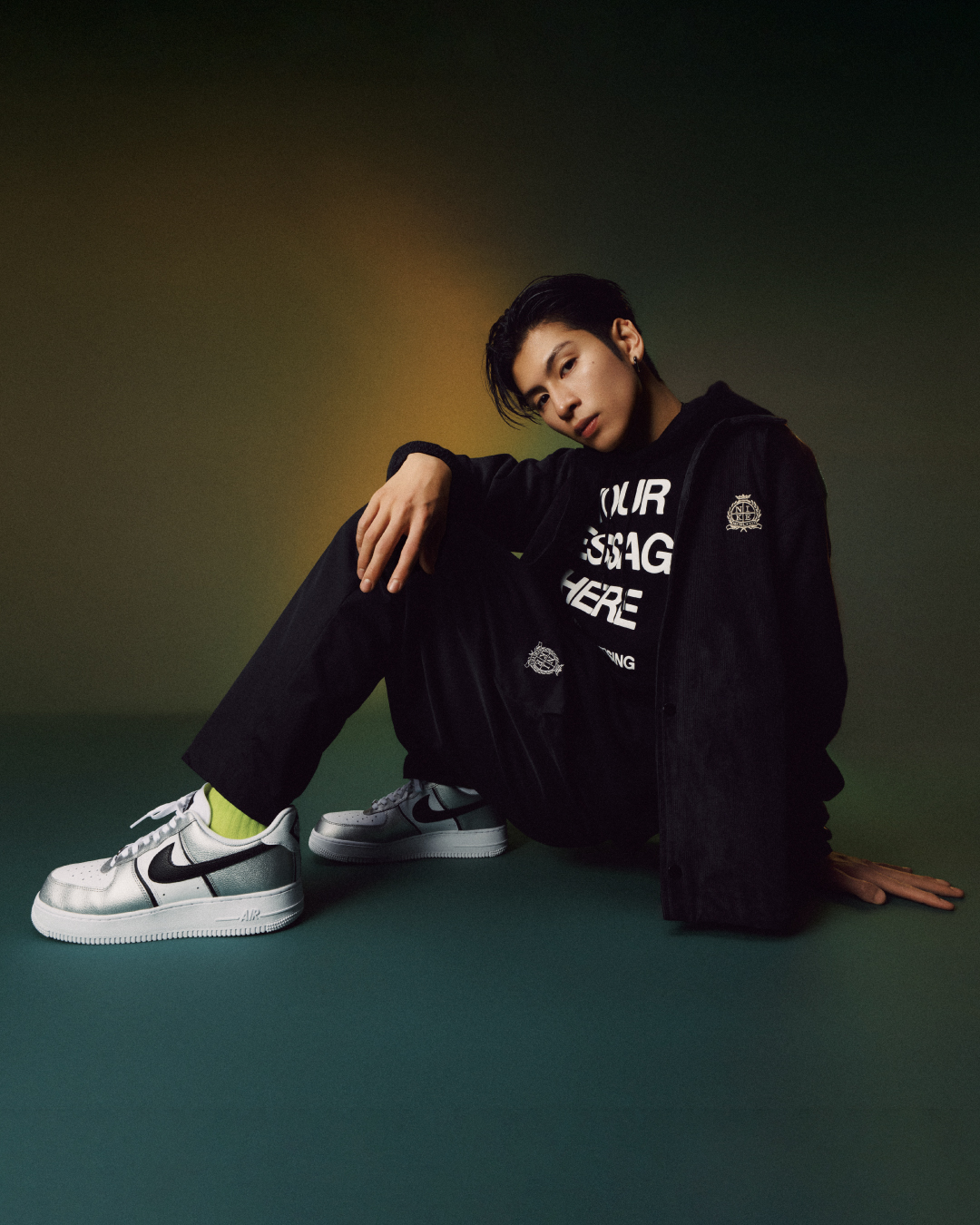 YOUR MESSAGE HERE｜NIKE 長谷川 慎さん コーディネート