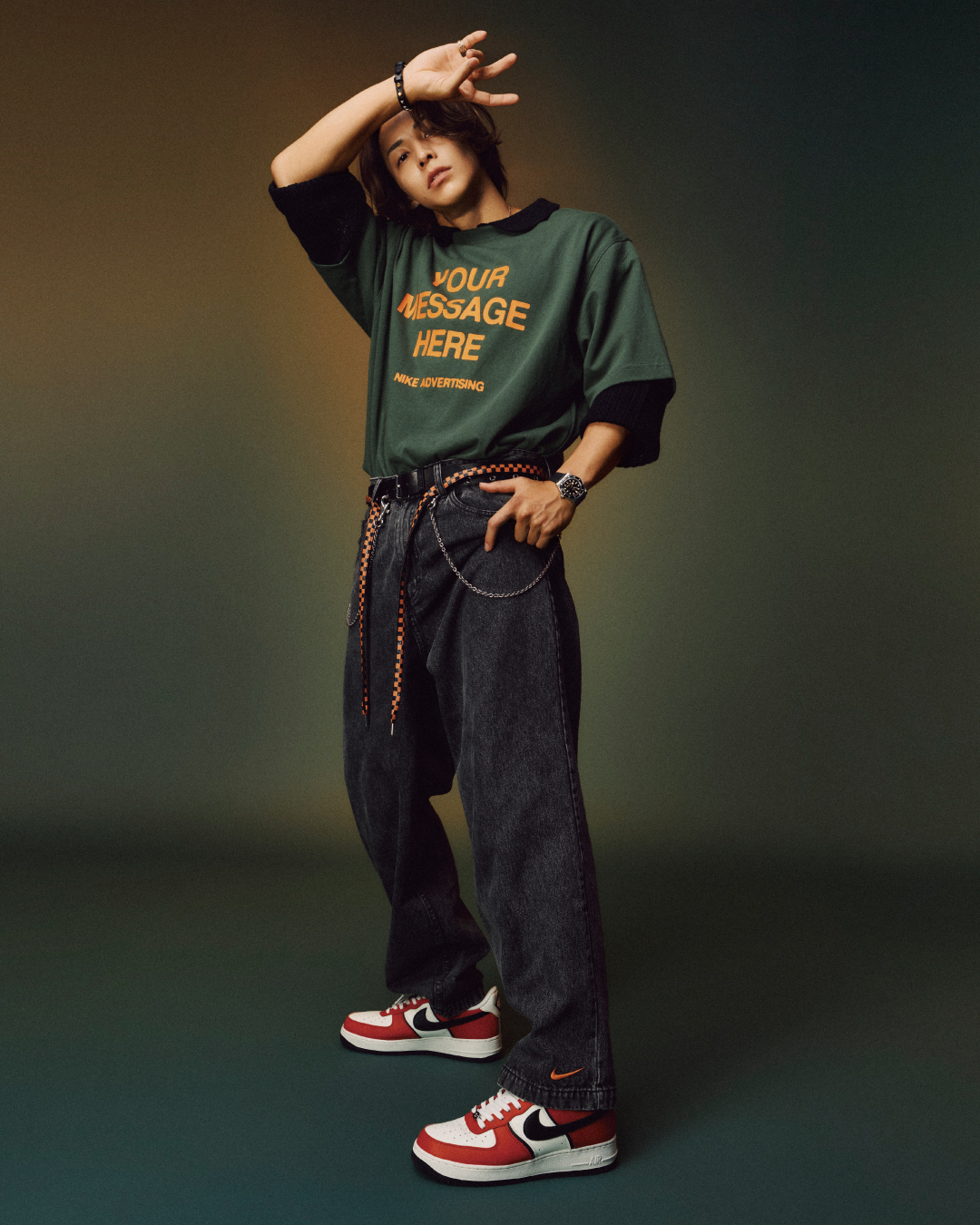 YOUR MESSAGE HERE｜NIKE RIKUさん