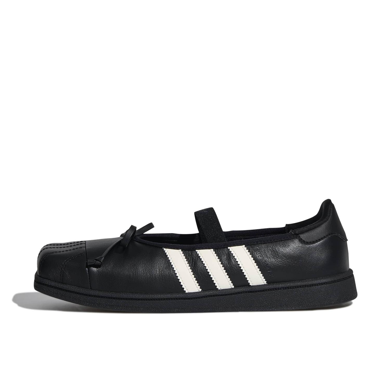 レディース 【ADIDAS】 アディダス SUPERSTAR SQ BALLET W スーパースター SQ バレエ W LB3787 CORE/CORE/OFFW