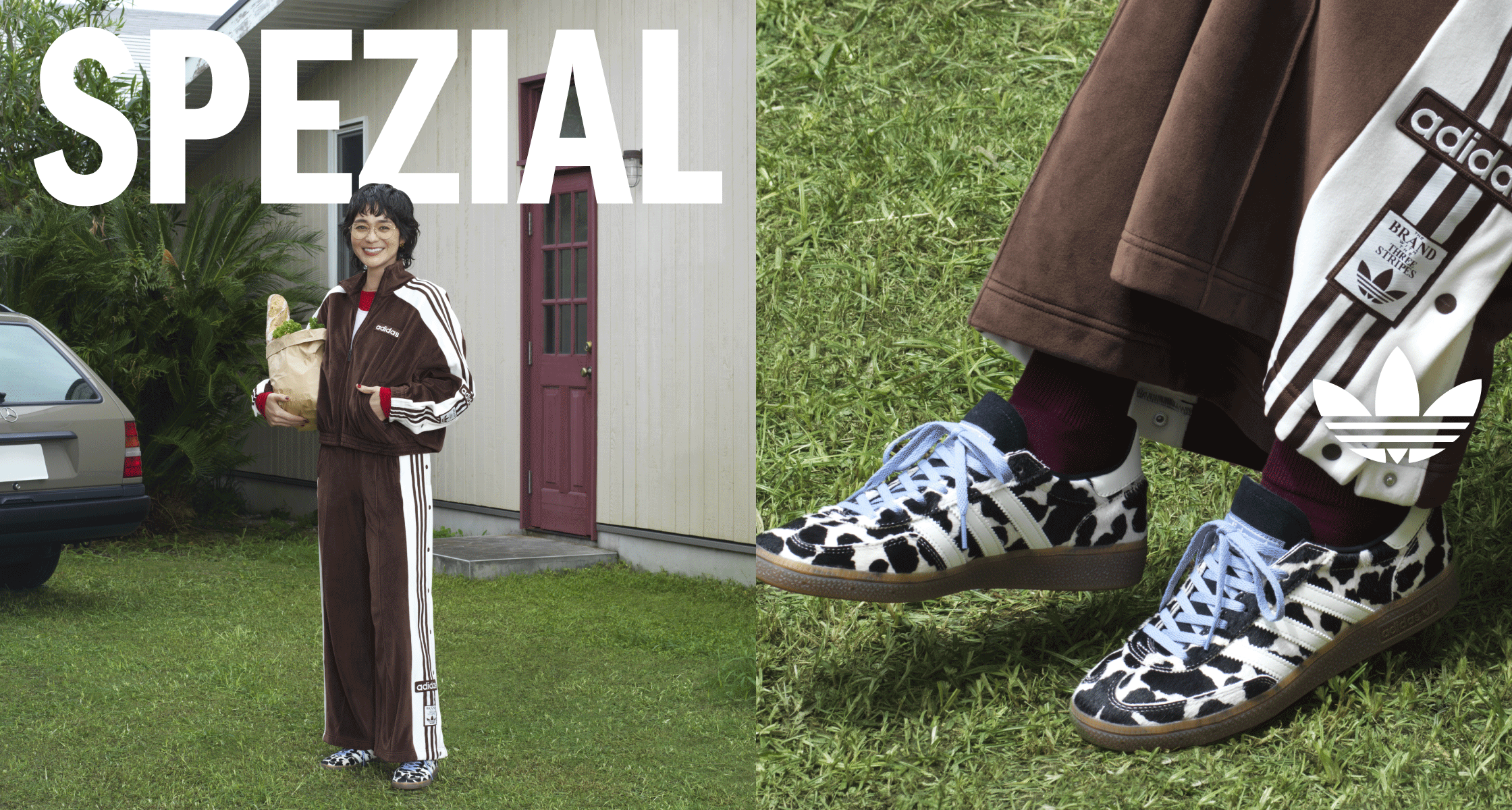 Everyday is a good day.竹下玲奈が着こなす、adidas Originalsの