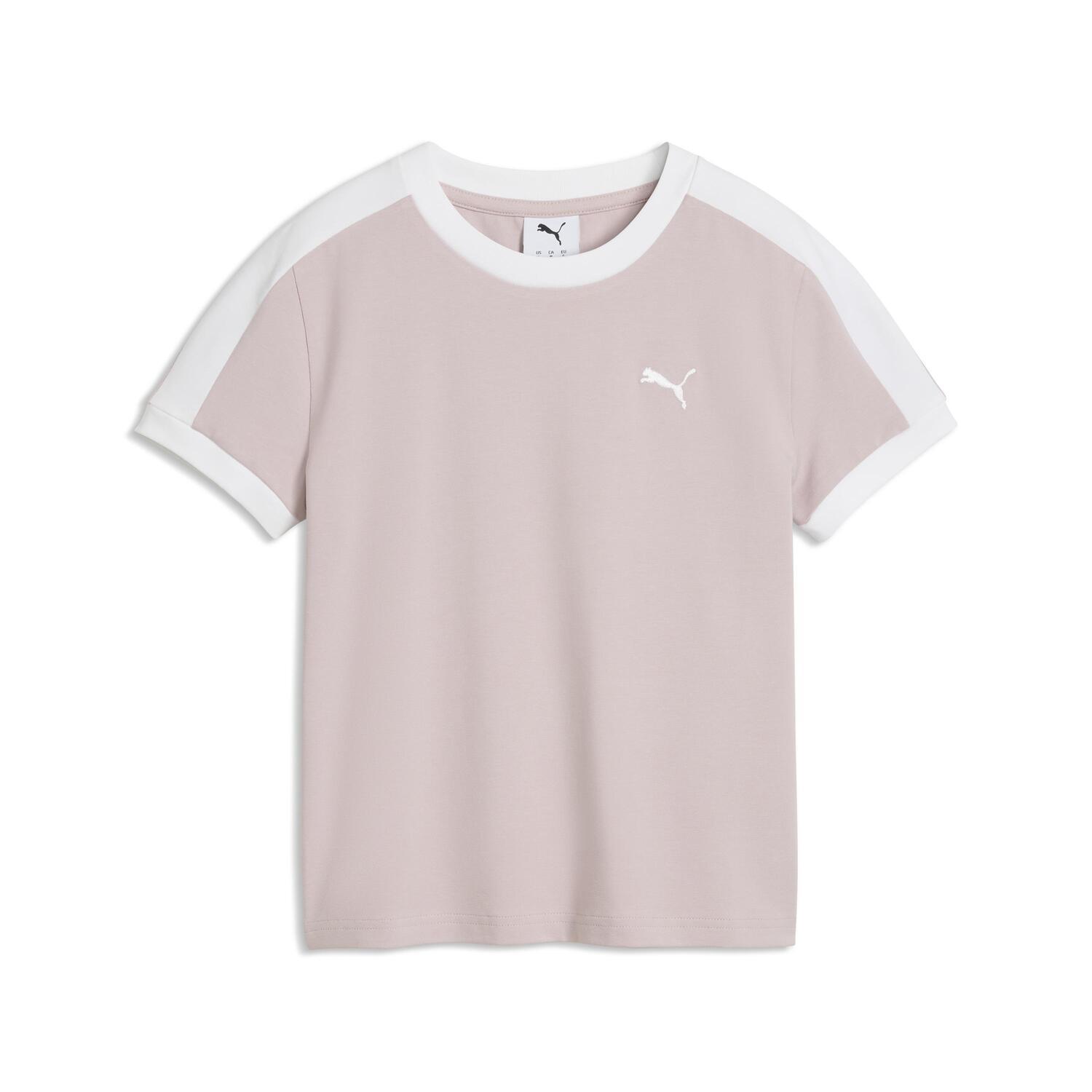 【PUMA】 プーマ W T7 SLIM TEE ショートスリーブ 633952 49MISTY PINK