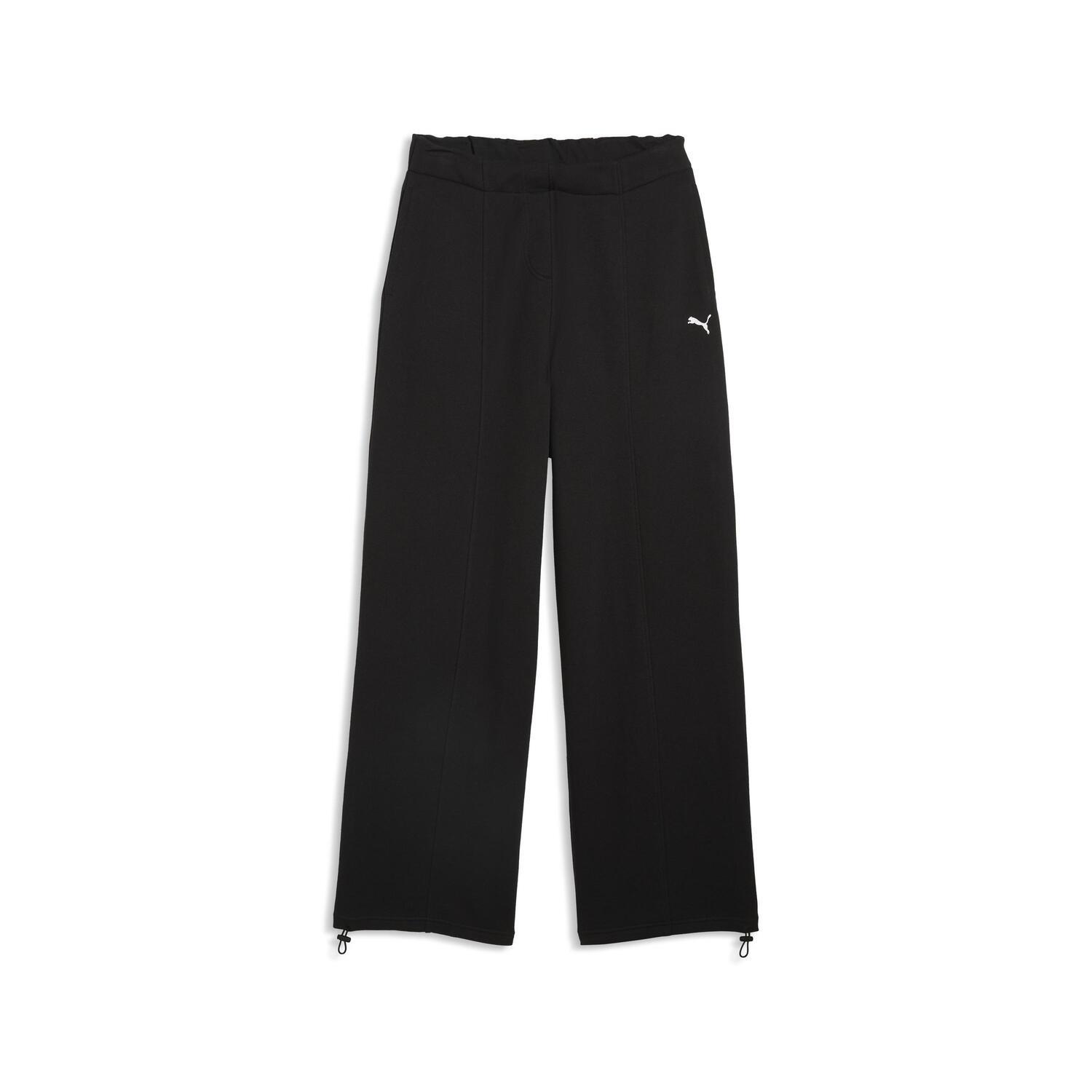 【PUMA ウェア】 プーマウェア W ESS SLOUCHY PINTUCK PANTS TR KNITTED PANTS 639093 01BK
