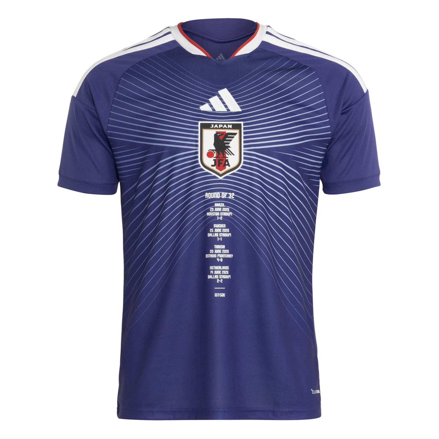 【adidas】 アディダス M サッカーニホンダイヒョウ 2026 ホーム メモリアル ショートスリーブ KN4098 JAPANBLUE