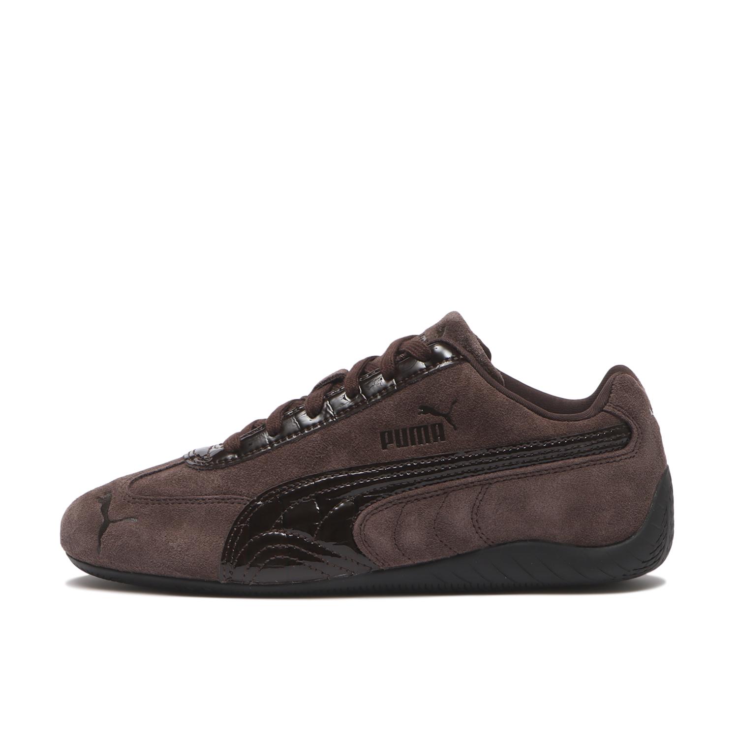 【PUMA】 プーマ W SPEEDCAT PREMIUM CROC SPEEDCAT CROC 407674 01C.FONDUE/BK